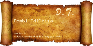 Dombi Tábita névjegykártya